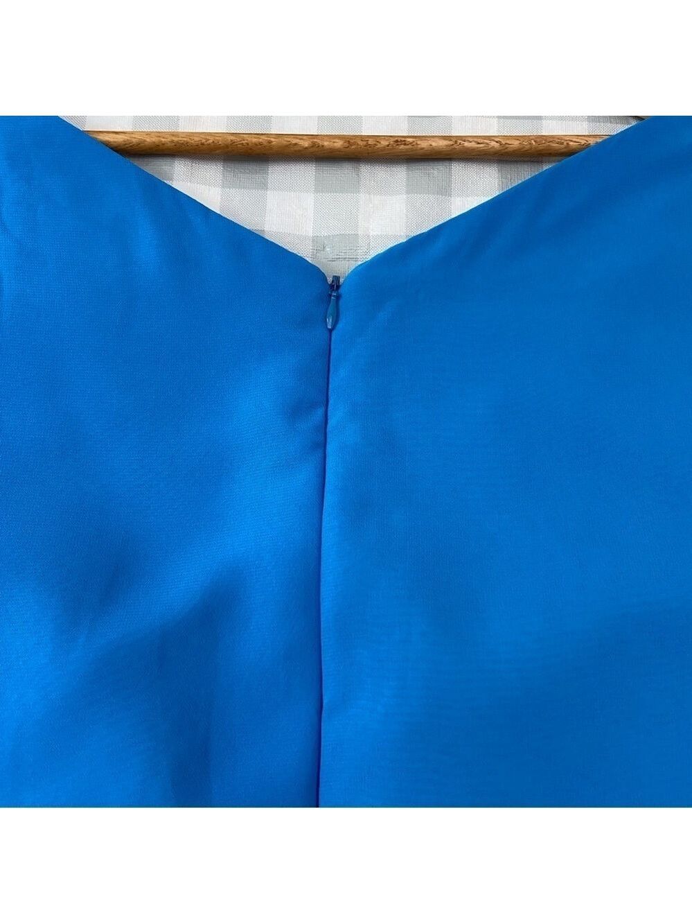 LT Lanting Bride Blue Chiffon Plus XXL Asymmetric Blouse Resort Poolside Chic - Picture 10 of 16